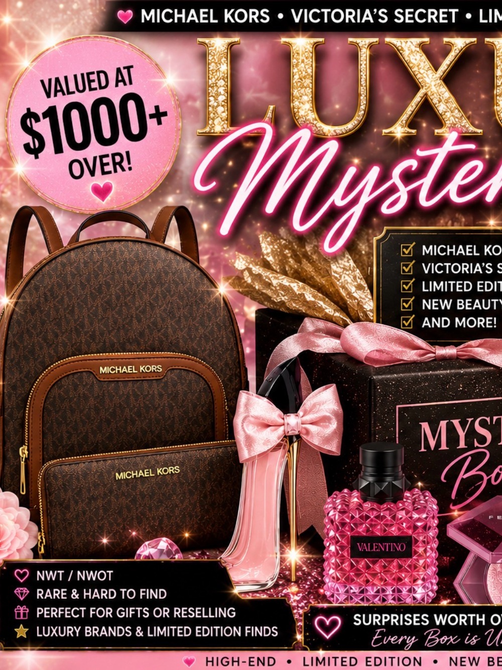 🔥✨ LUXURY DESIGNER & COLLECTOR MYSTERY BOX ✨🔥
